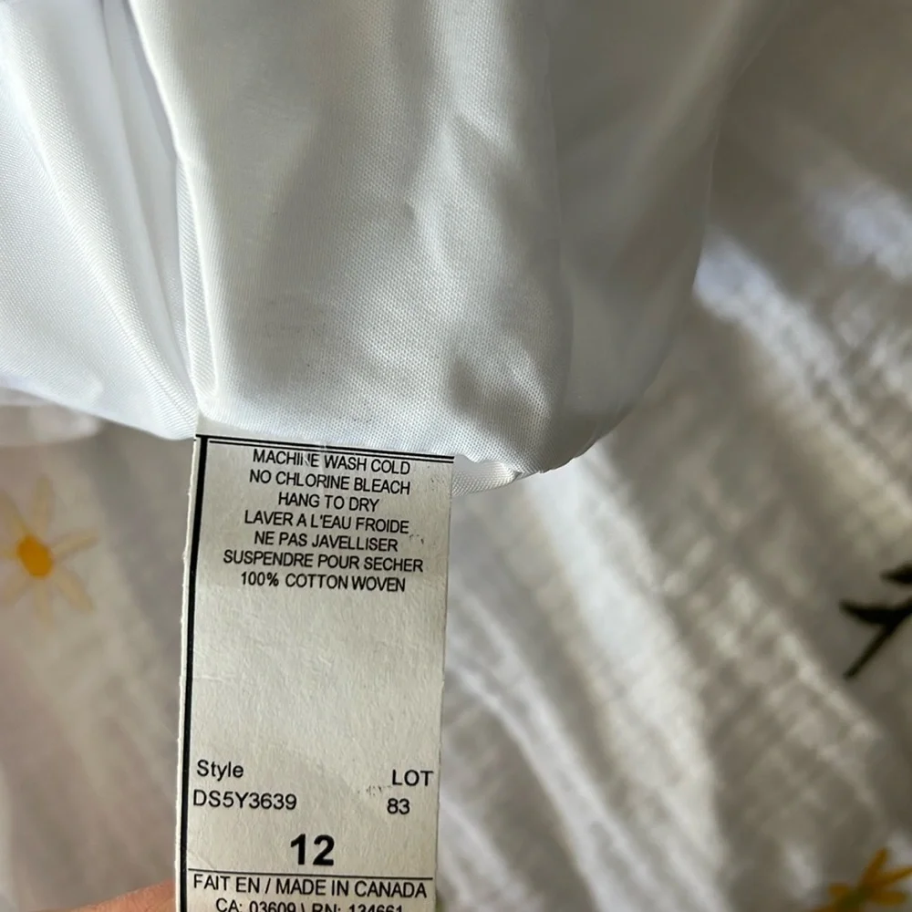 Imagine NWT girls size 12 lined skirt top set